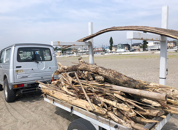 ビーチクリーン活動風景